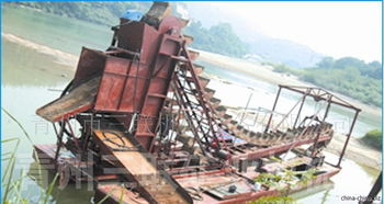 提供淘沙船 淘金船 淘沙金机械设备加工